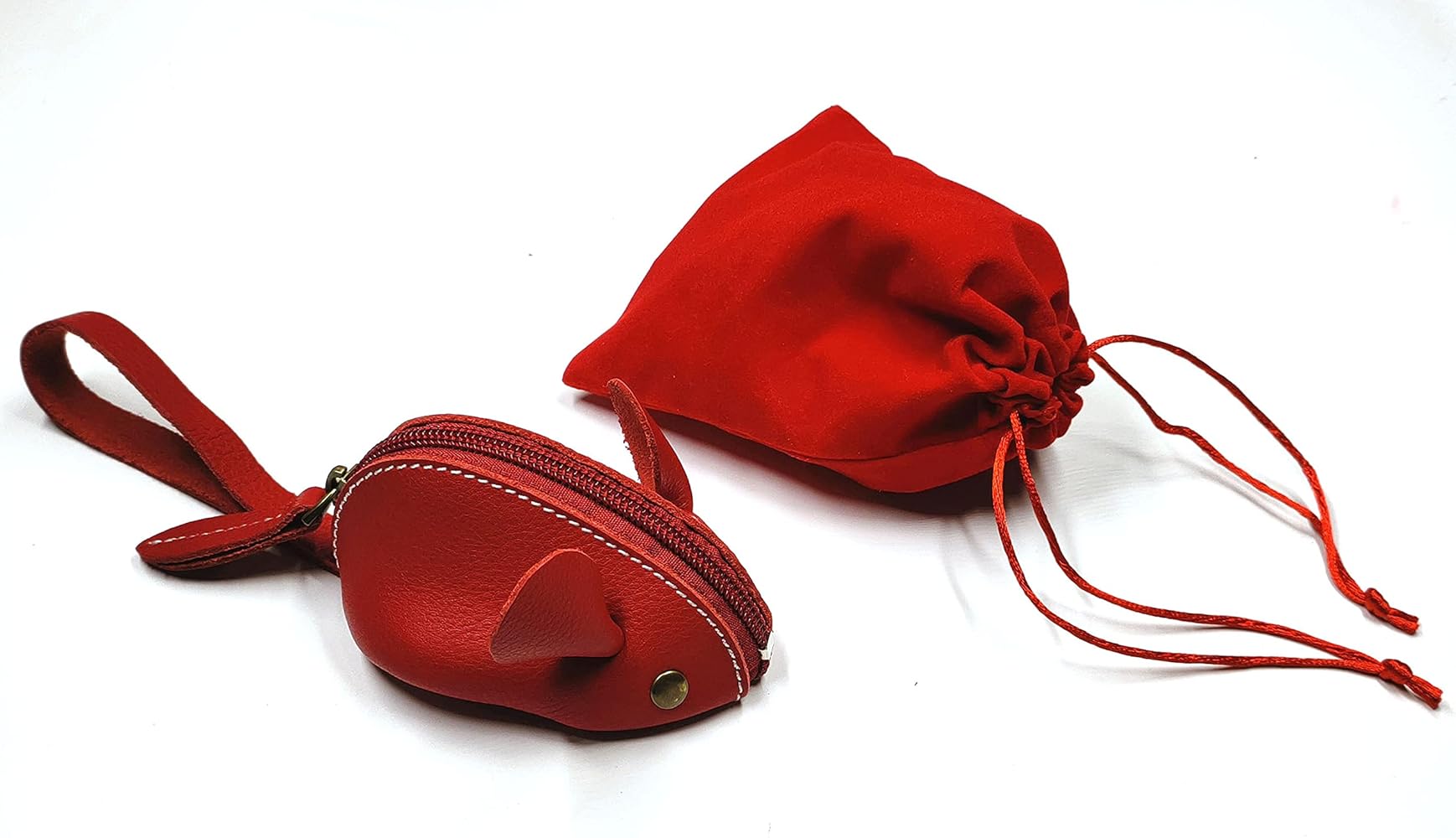 Amazon.com: Genuine Leather Mouse Coin Purse Wallet, Womens